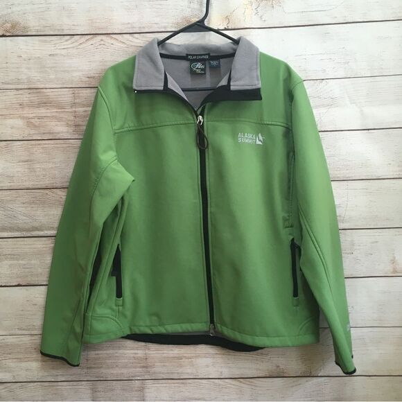 POLAR GRAPHICS ALASKA SUMMITT JACKET IN GREEN - Picture 1 of 7